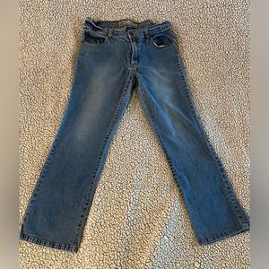 Vintage 2000’s Y2K Steve & Barry’s Bootcut Medium Wash Blue Jeans 12 Short